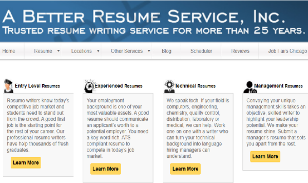 resume writing services chicago