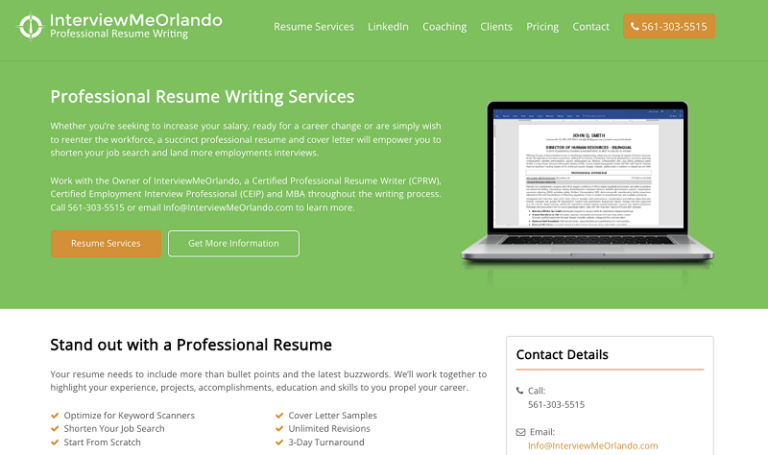 resume services orlando