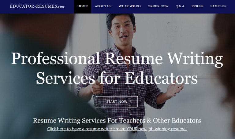 best resume writing service for teachers