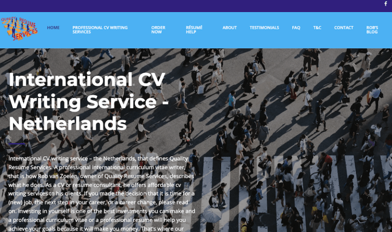 cv writing service netherlands