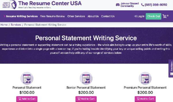 best personal statement writing services