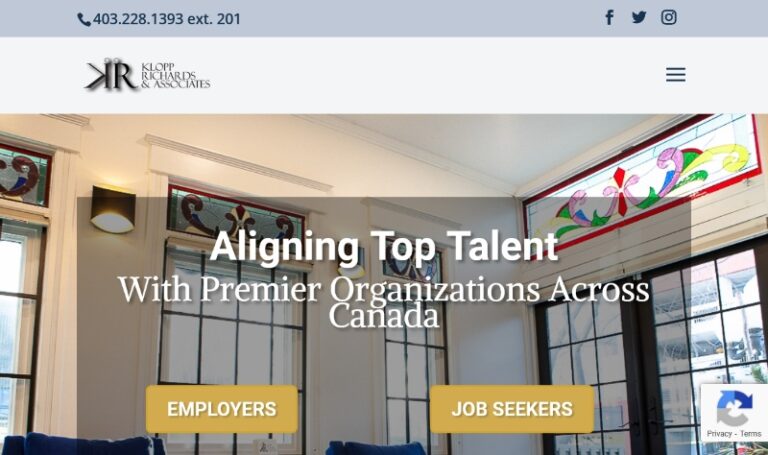 Best Staffing Recruiting Agencies In Calgary 2024   Klopp Richards Associates 768x455 