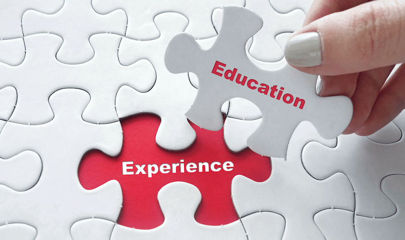 education vs experience essay