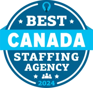 Best Staffing Recruiting Agencies In Canada 2024   Best Canada Staffing Agency Badge 2024 300x282 