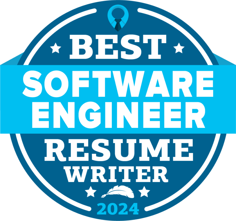 Best Software Engineer Resume Writing Services 2024   Best Software Engineer Resume Writer Badge 2024 768x722 